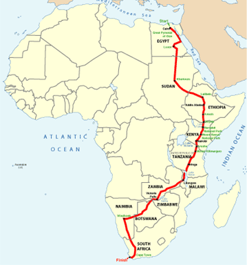 tour d'afrique bike