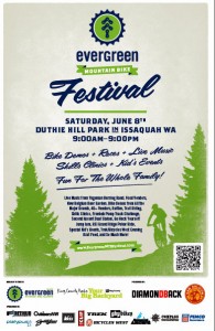 Evergreen Mountain Bike Festival poster