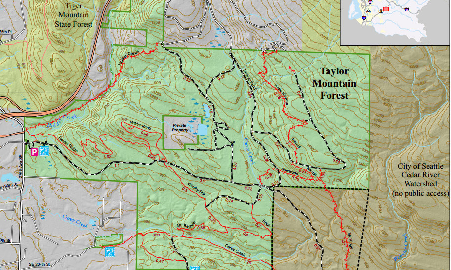 King County expands Taylor Mountain Forest; more trails planned