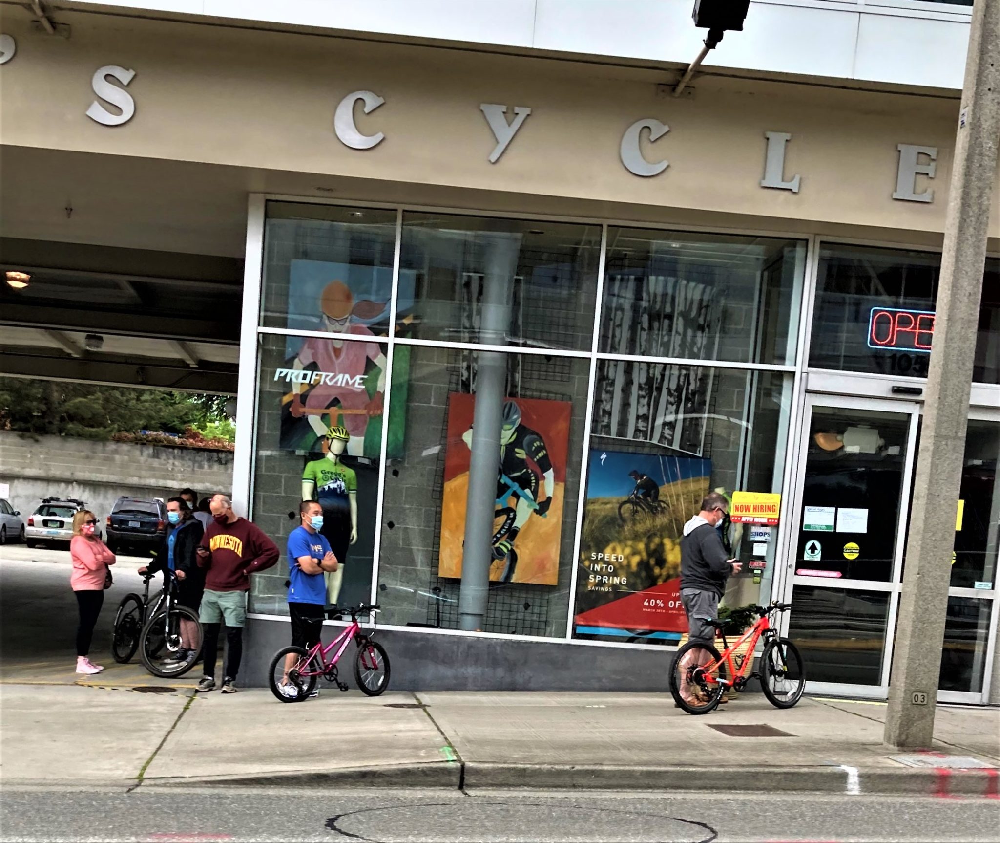 Business is booming for many bicycle shops during coronavirus lockdown